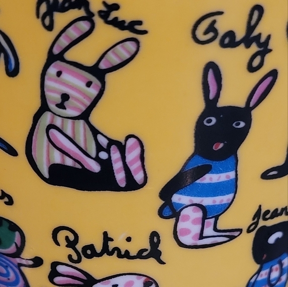 ADORABLE Petite Mugs, Unique Rabbit Pattern - Picture 5 of 11